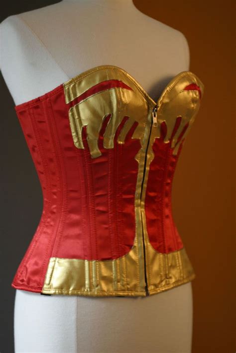 wonder woman corset costume|red wonder woman corset.